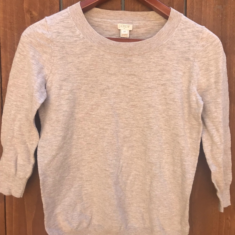 J.crew  crew neck short sleeve sweater